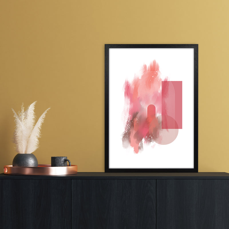 Color painting 2 Abstract Art Print by Nordic Creators A2 White Frame