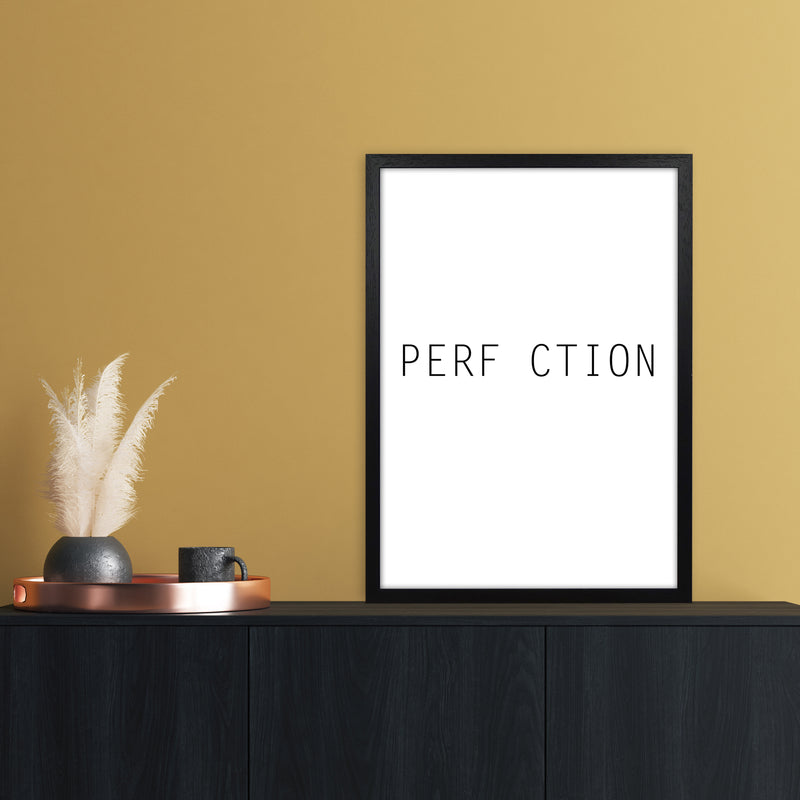 Perfection Abstract Art Print by Nordic Creators A2 White Frame