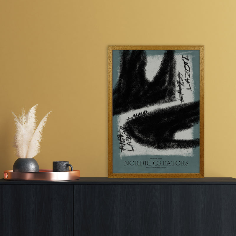 Ghost Abstract Art Print by Nordic Creators A2 Print Only