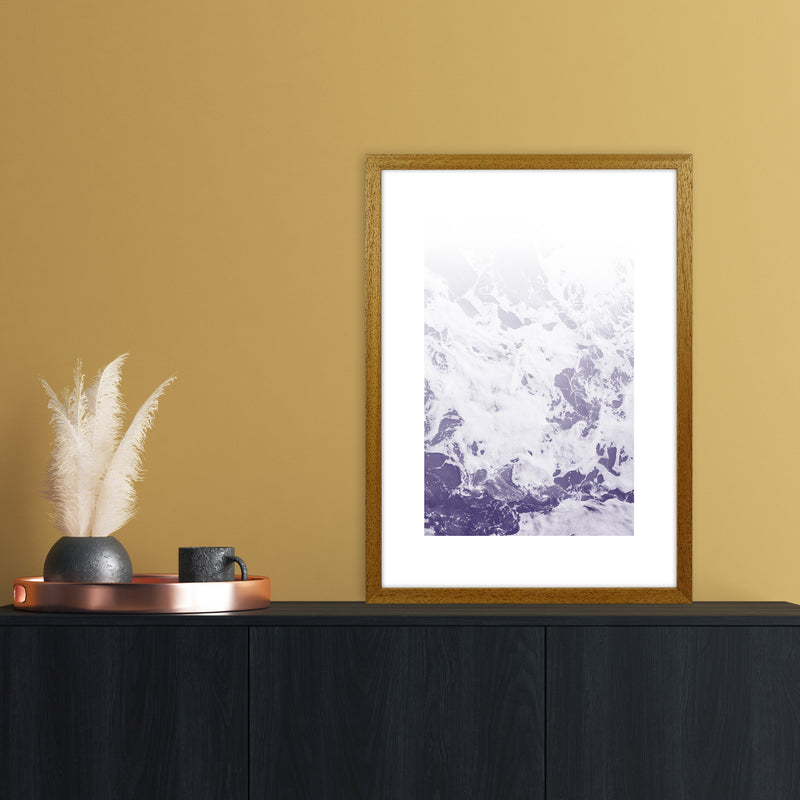 Purple Ocean Abstract Art Print by Nordic Creators A2 Print Only