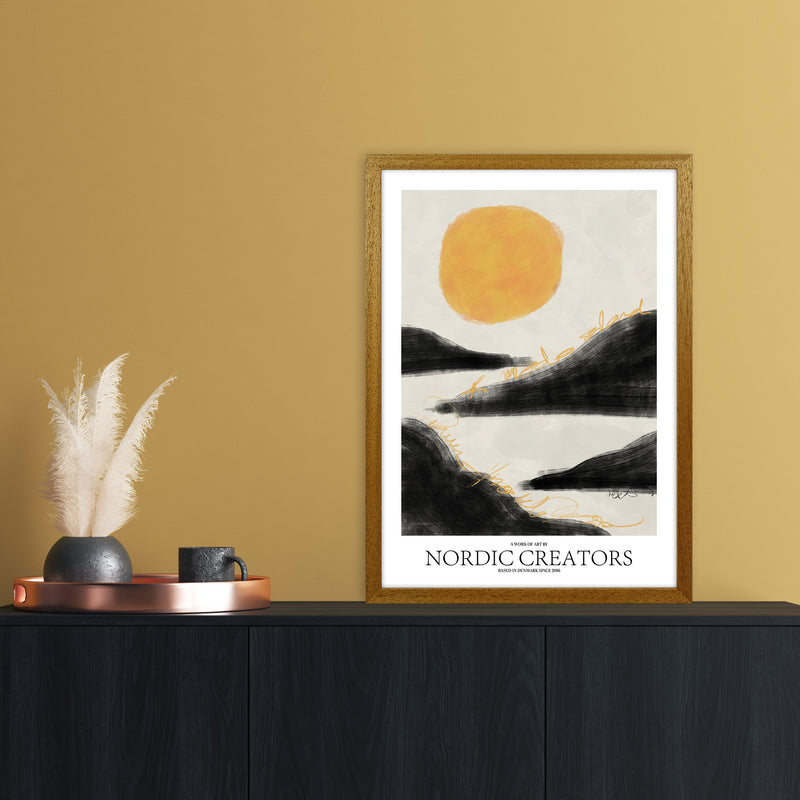 Sunrise Abstract Art Print by Nordic Creators A2 Print Only