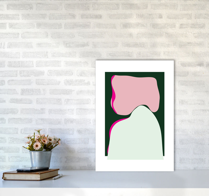 Abstract 2 Modern Contemporary Art Print by Nordic Creators A2 Black Frame