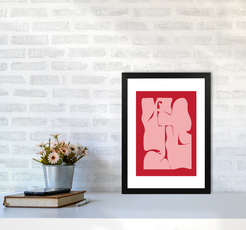 Abstract  Art Print by Nordic Creators A3 White Frame