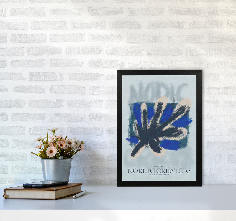 Abstract 5 Modern Contemporary Art Print by Nordic Creators A3 White Frame