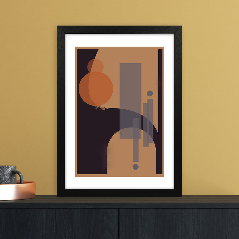 Geometric Abstract Art Print by Nordic Creators A3 White Frame