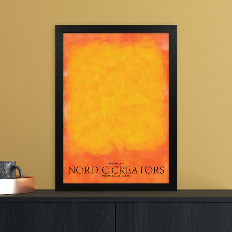 Color Block Abstract Art Print by Nordic Creators A3 White Frame