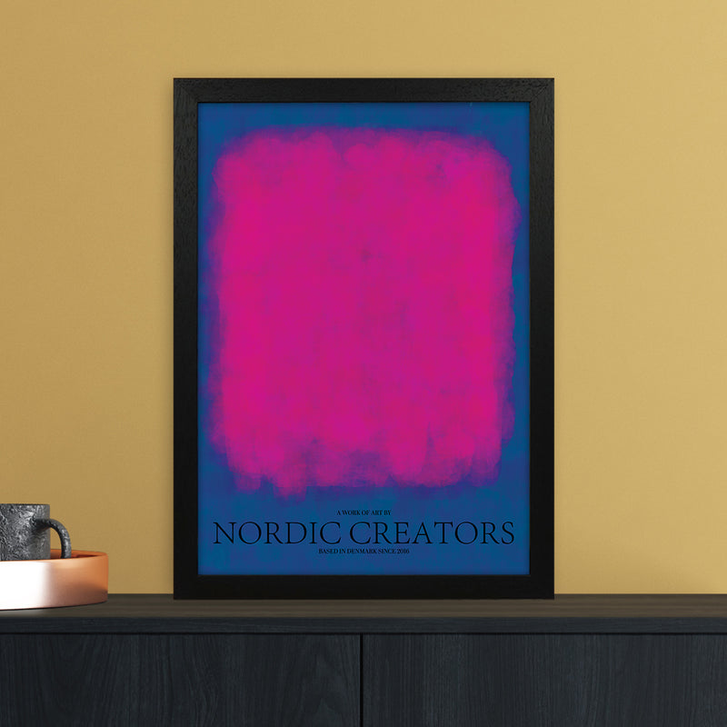 Color Block 3 Abstract Art Print by Nordic Creators A3 White Frame