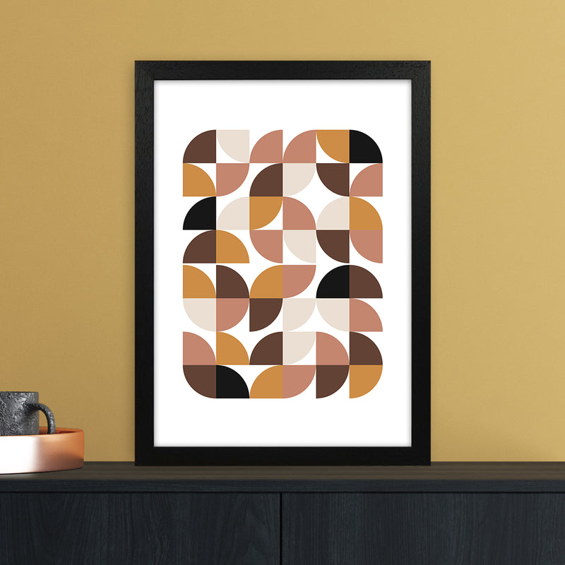 Geometric I Abstract Art Print by Nordic Creators A3 White Frame
