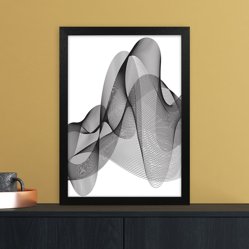 Graphic Abstract Art Print by Nordic Creators A3 White Frame