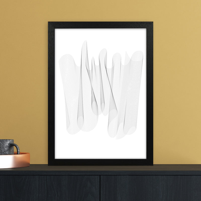 Sculpture II Abstract Art Print by Nordic Creators A3 White Frame
