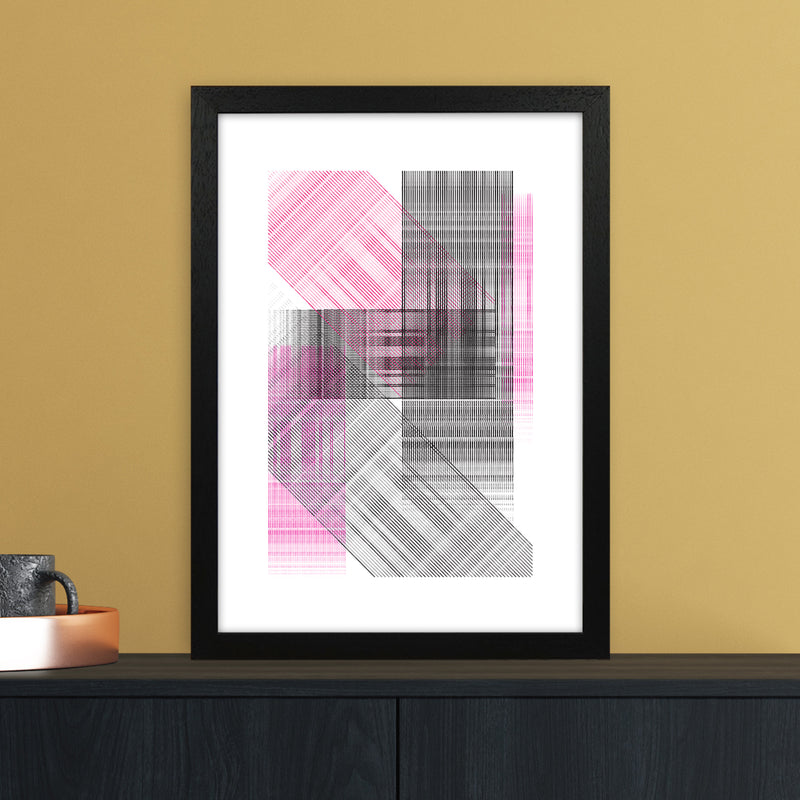 Splash Abstract Art Print by Nordic Creators A3 White Frame