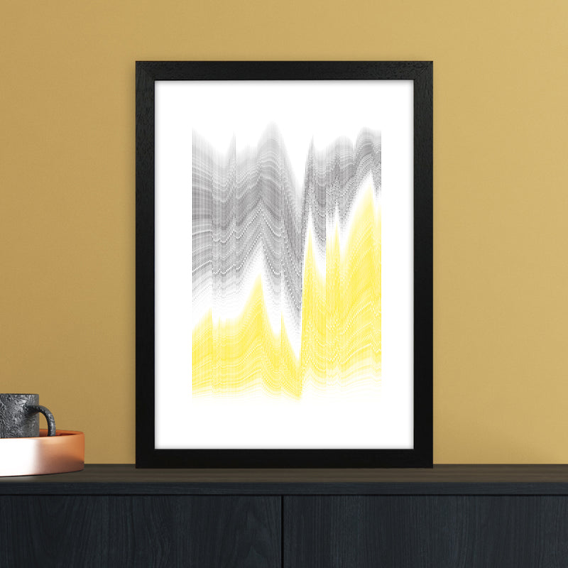 Waves in the deep Abstract Art Print by Nordic Creators A3 White Frame