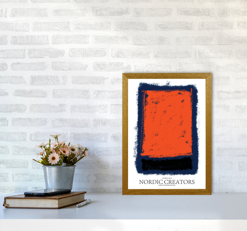 Abstract 4 Modern Contemporary Art Print by Nordic Creators A3 Print Only