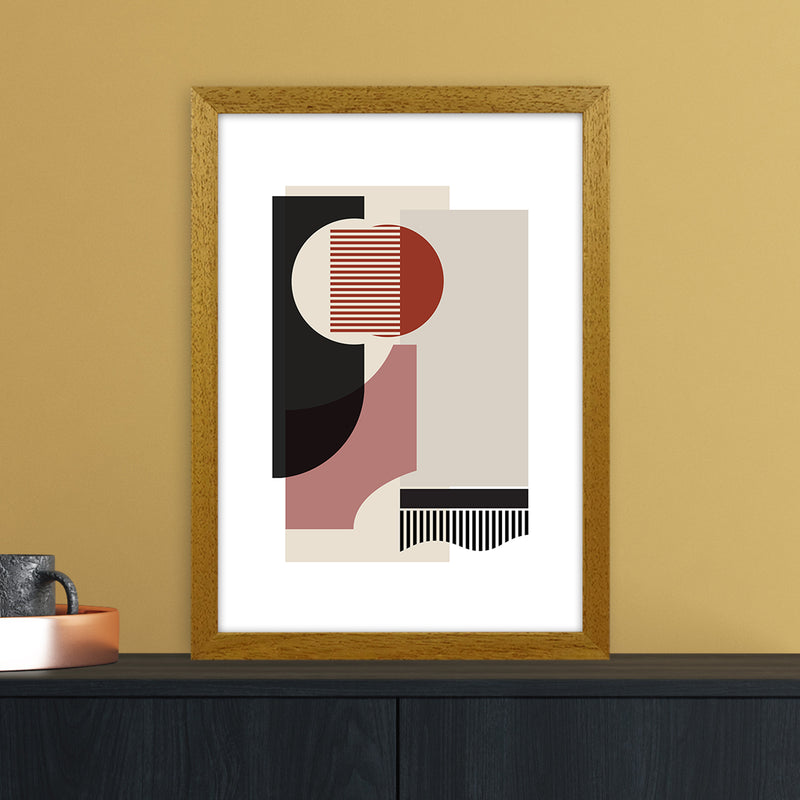 correction rose grey Abstract Art Print by Nordic Creators A3 Print Only
