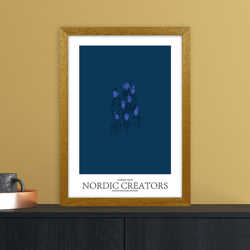 I'm blue Abstract Art Print by Nordic Creators A3 Print Only