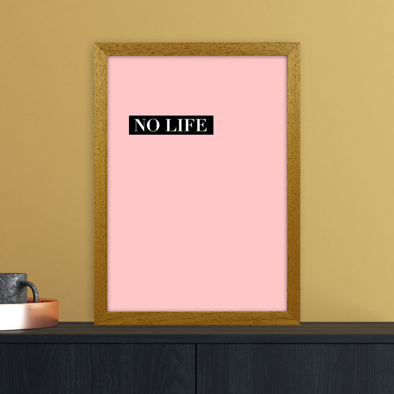NO LIFE Abstract Art Print by Nordic Creators A3 Print Only