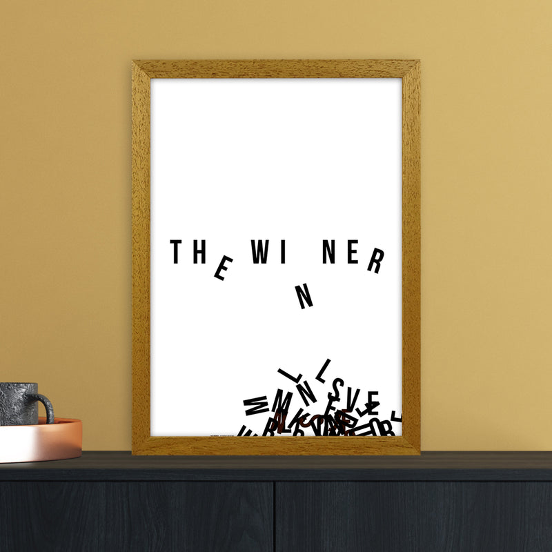PJ-836-11 The winner Abstract Art Print by Nordic Creators A3 Print Only