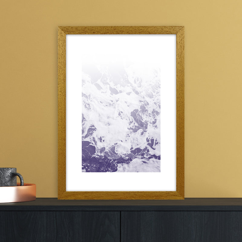 Purple Ocean Abstract Art Print by Nordic Creators A3 Print Only