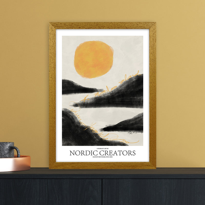 Sunrise Abstract Art Print by Nordic Creators A3 Print Only