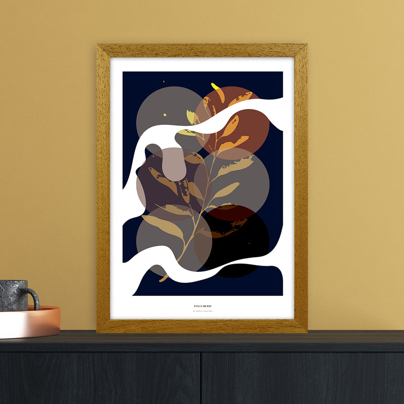 Waves Abstract Art Print by Nordic Creators A3 Print Only