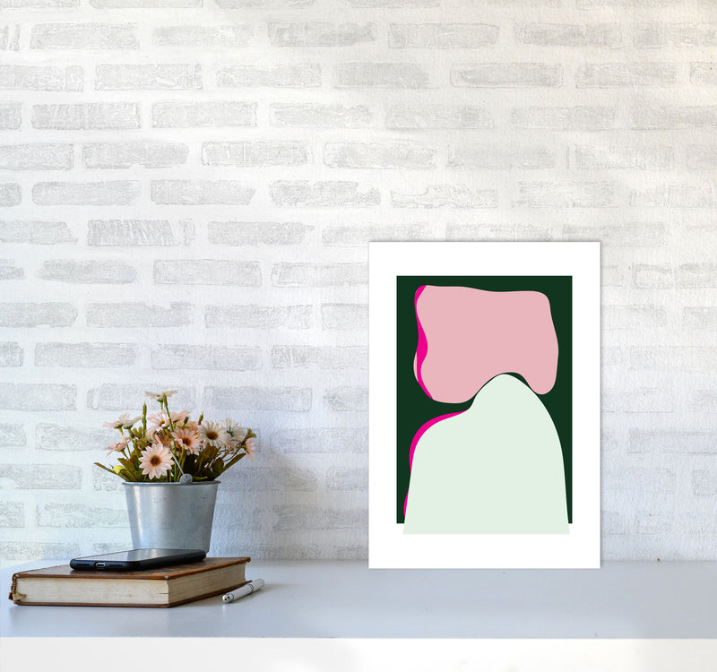 Abstract 2 Modern Contemporary Art Print by Nordic Creators A3 Black Frame