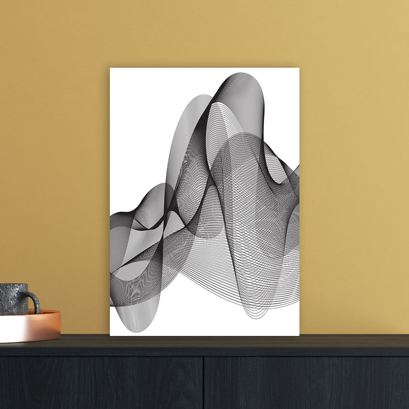 Graphic Abstract Art Print by Nordic Creators A3 Black Frame