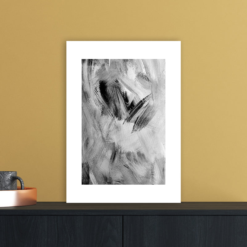Painting Abstract Art Print by Nordic Creators A3 Black Frame