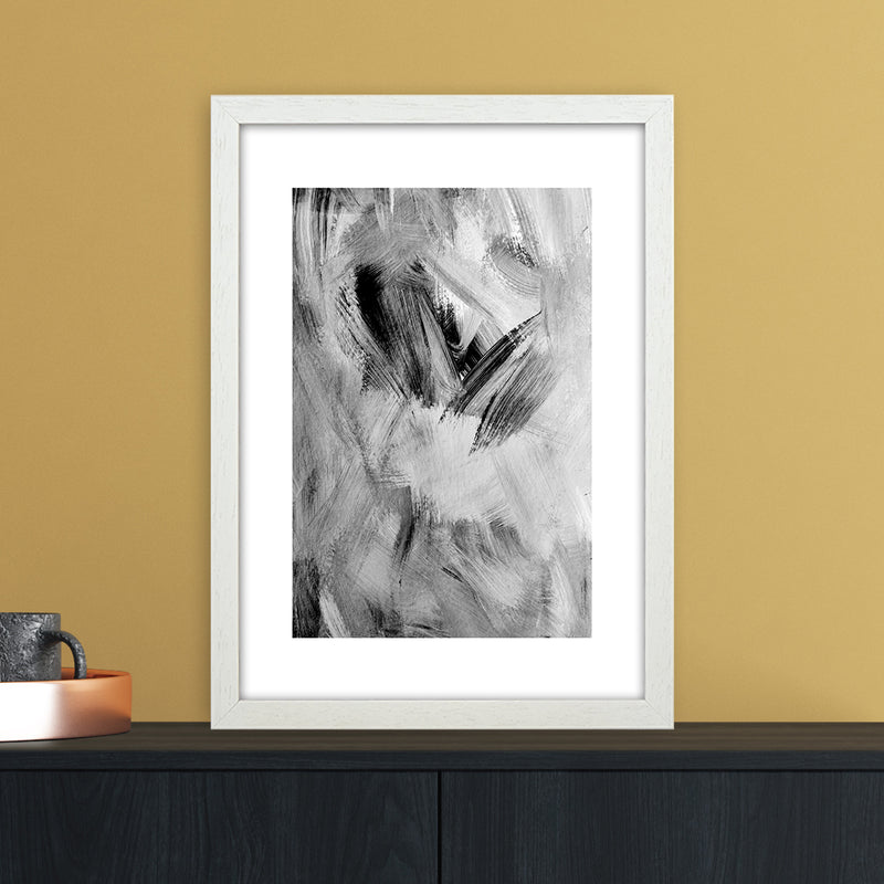 Painting Abstract Art Print by Nordic Creators A3 Oak Frame