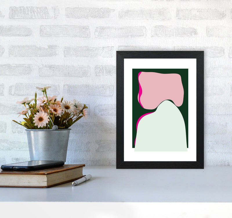 Abstract 2 Modern Contemporary Art Print by Nordic Creators A4 White Frame