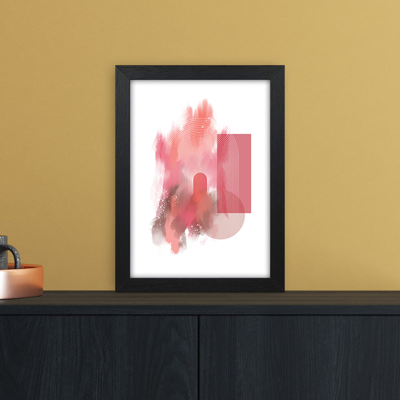 Color painting 2 Abstract Art Print by Nordic Creators A4 White Frame