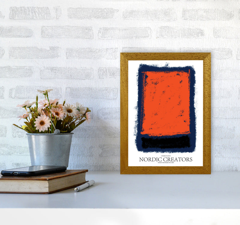 Abstract 4 Modern Contemporary Art Print by Nordic Creators A4 Print Only