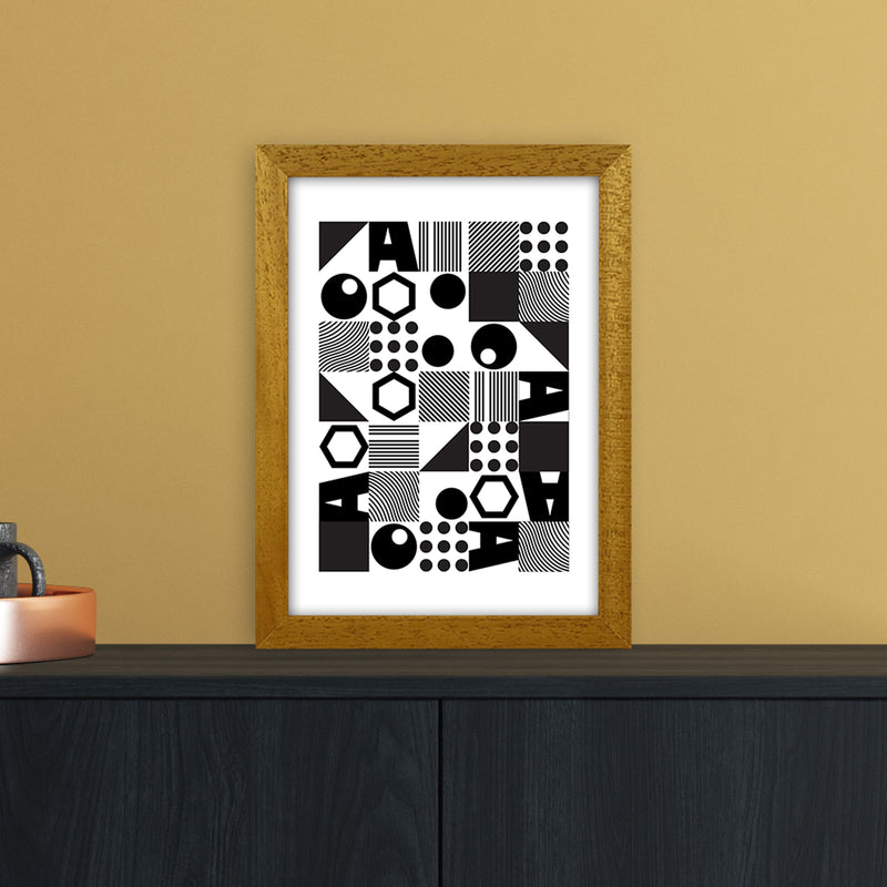 Geometric II Abstract Art Print by Nordic Creators A4 Print Only