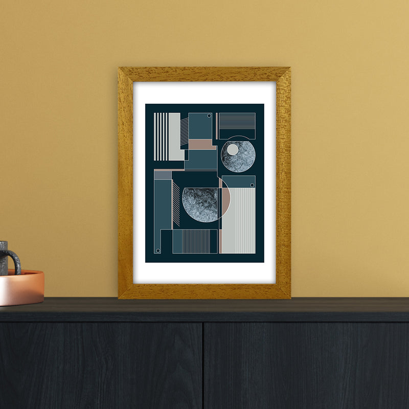 Geometric III Abstract Art Print by Nordic Creators A4 Print Only