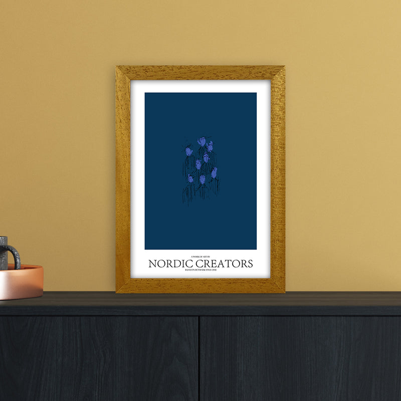 I'm blue Abstract Art Print by Nordic Creators A4 Print Only