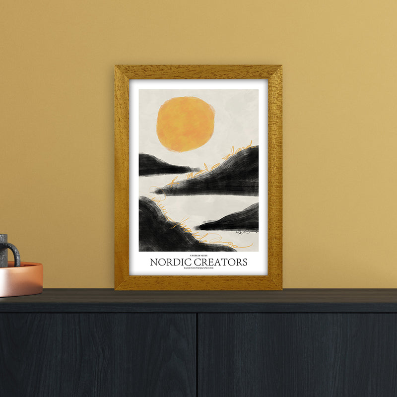 Sunrise Abstract Art Print by Nordic Creators A4 Print Only