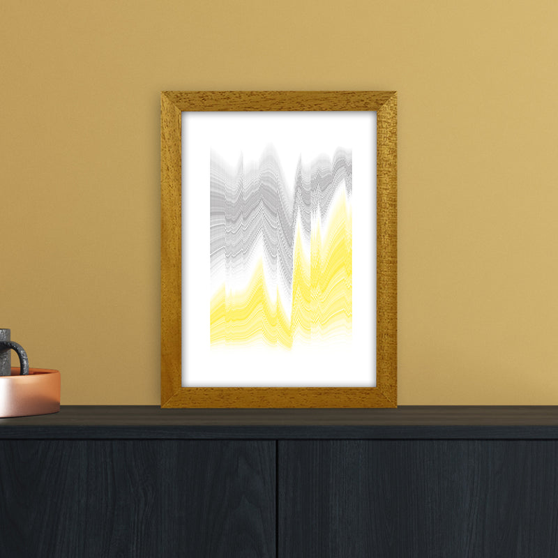 Waves in the deep Abstract Art Print by Nordic Creators A4 Print Only