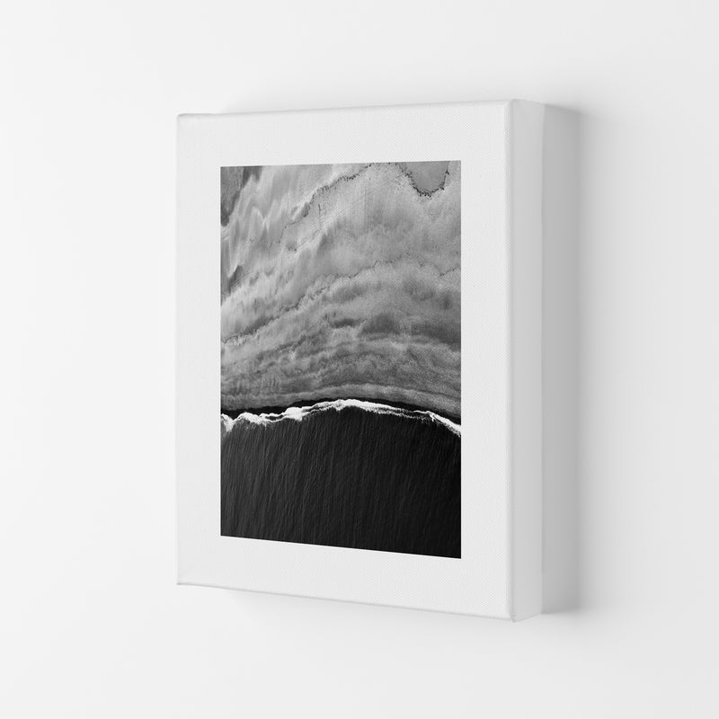 Black Ocean Abstract Art Print by Nordic Creators Canvas