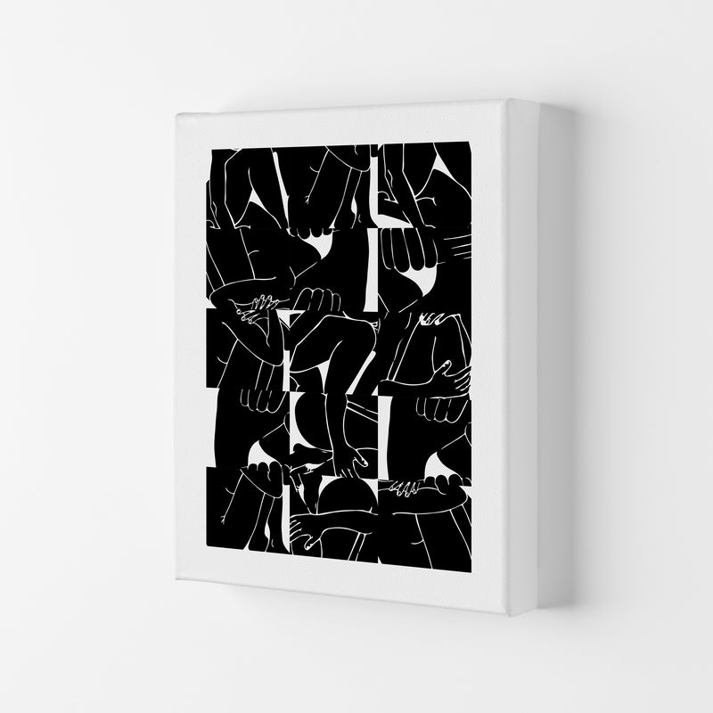 Bodies Abstract Art Print by Nordic Creators Canvas