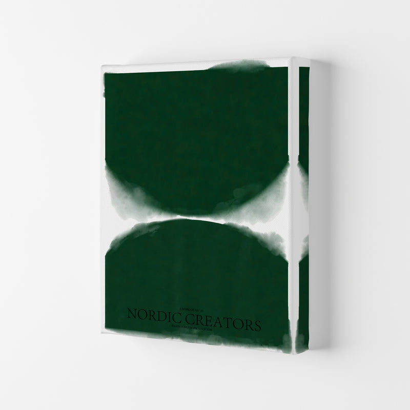 Green Abstract Art Print by Nordic Creators Canvas