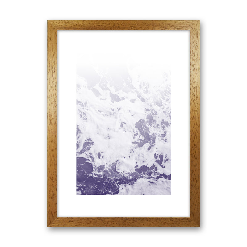 Purple Ocean Abstract Art Print by Nordic Creators Oak Grain