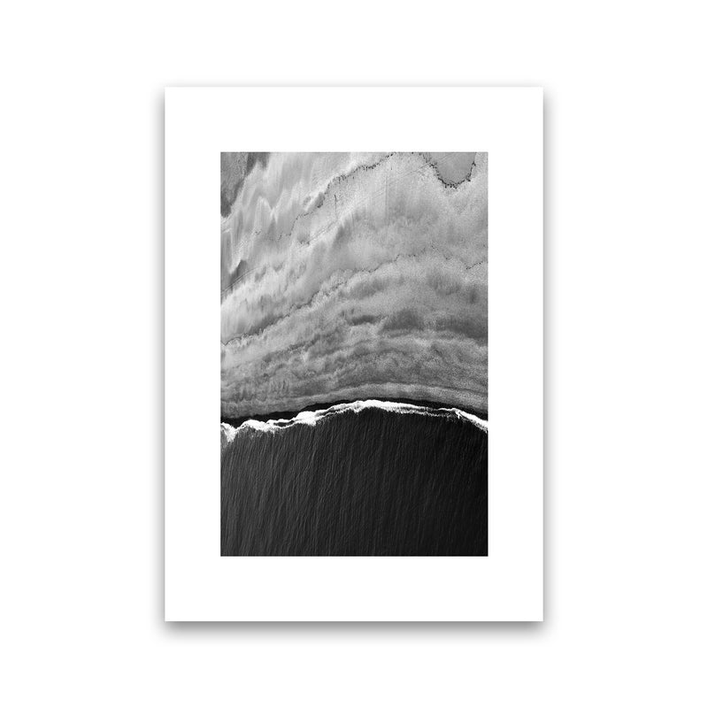 Black Ocean Abstract Art Print by Nordic Creators Print Only
