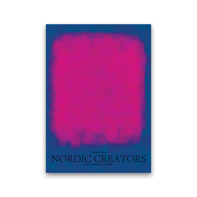 Color Block Abstract Art Print by Nordic Creators Print Only