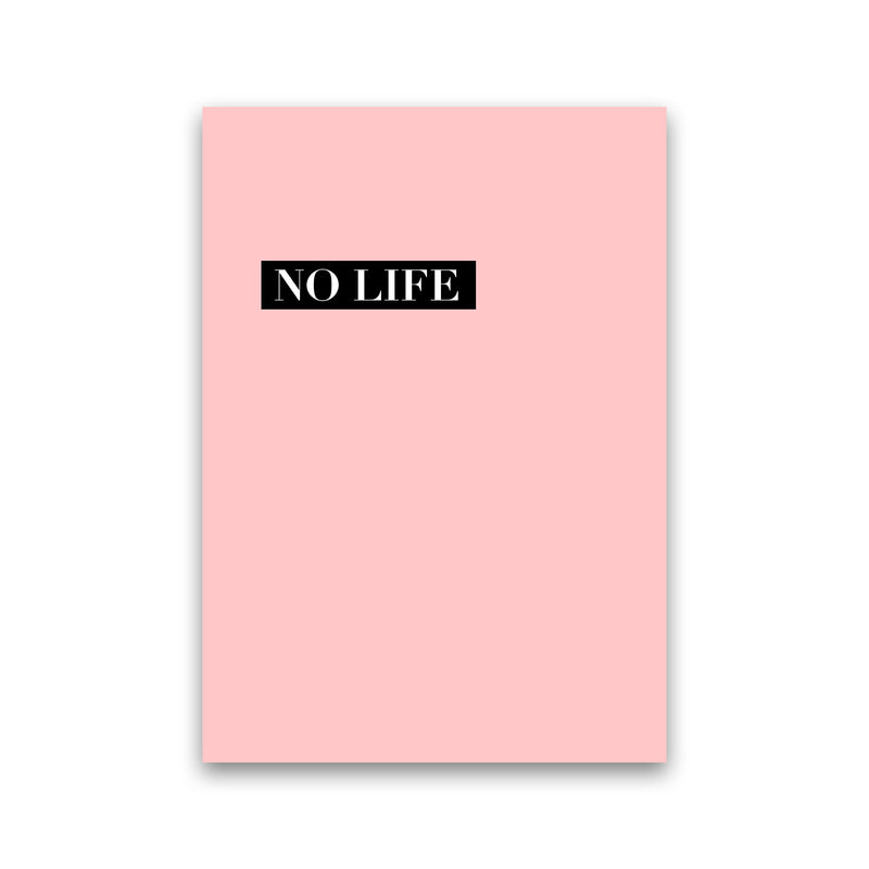 NO LIFE Abstract Art Print by Nordic Creators Print Only