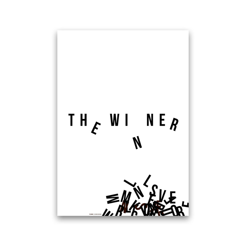 PJ-836-11 The winner Abstract Art Print by Nordic Creators Print Only