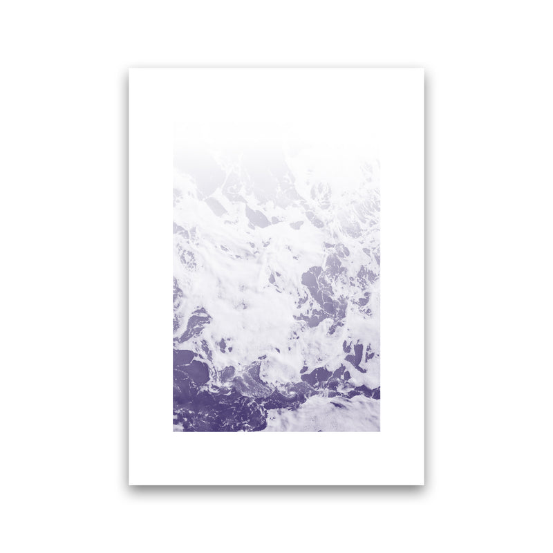 Purple Ocean Abstract Art Print by Nordic Creators Print Only