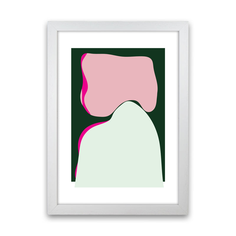 Abstract 2 Modern Contemporary Art Print by Nordic Creators White Grain