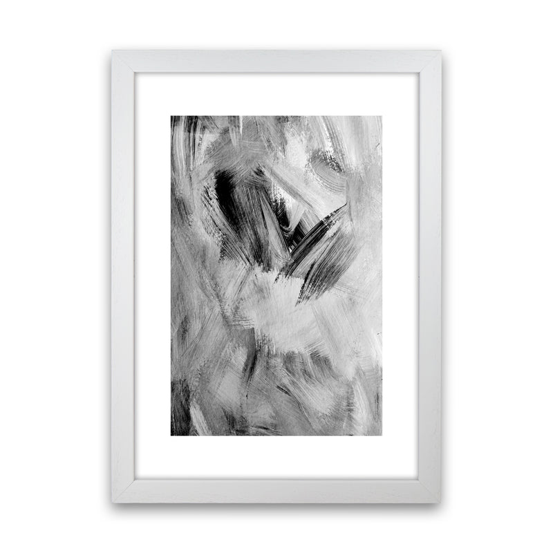 Painting Abstract Art Print by Nordic Creators White Grain
