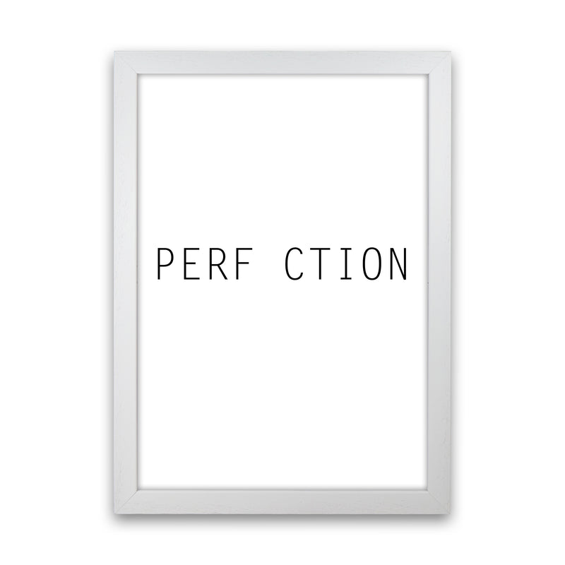Perfection Abstract Art Print by Nordic Creators White Grain