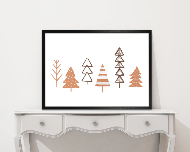 Winter Trees Illustration