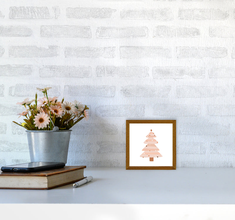 Blush Christmas Tree Christmas Art Print by Orara Studio3030 Print Only